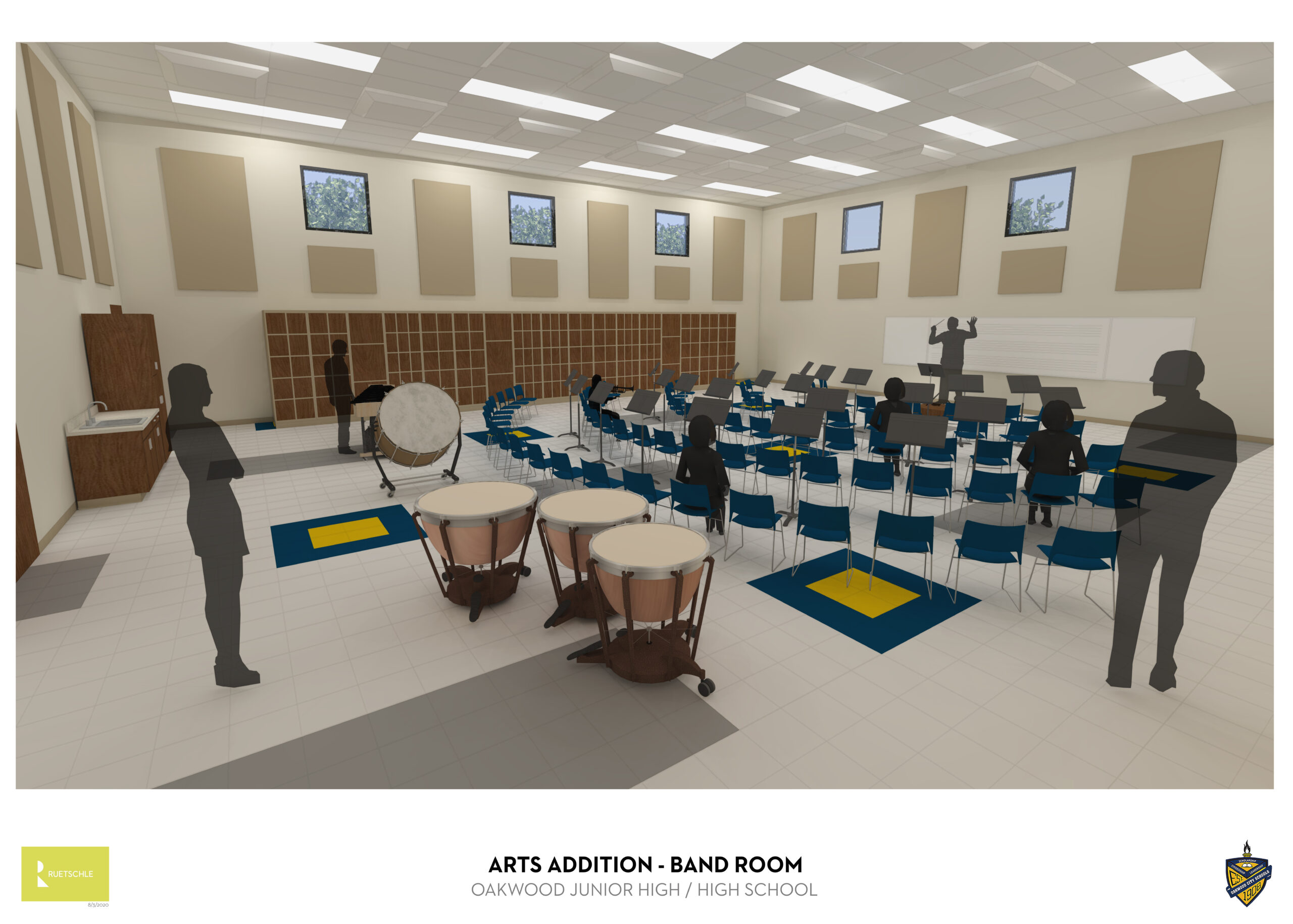 Band Room Rendering