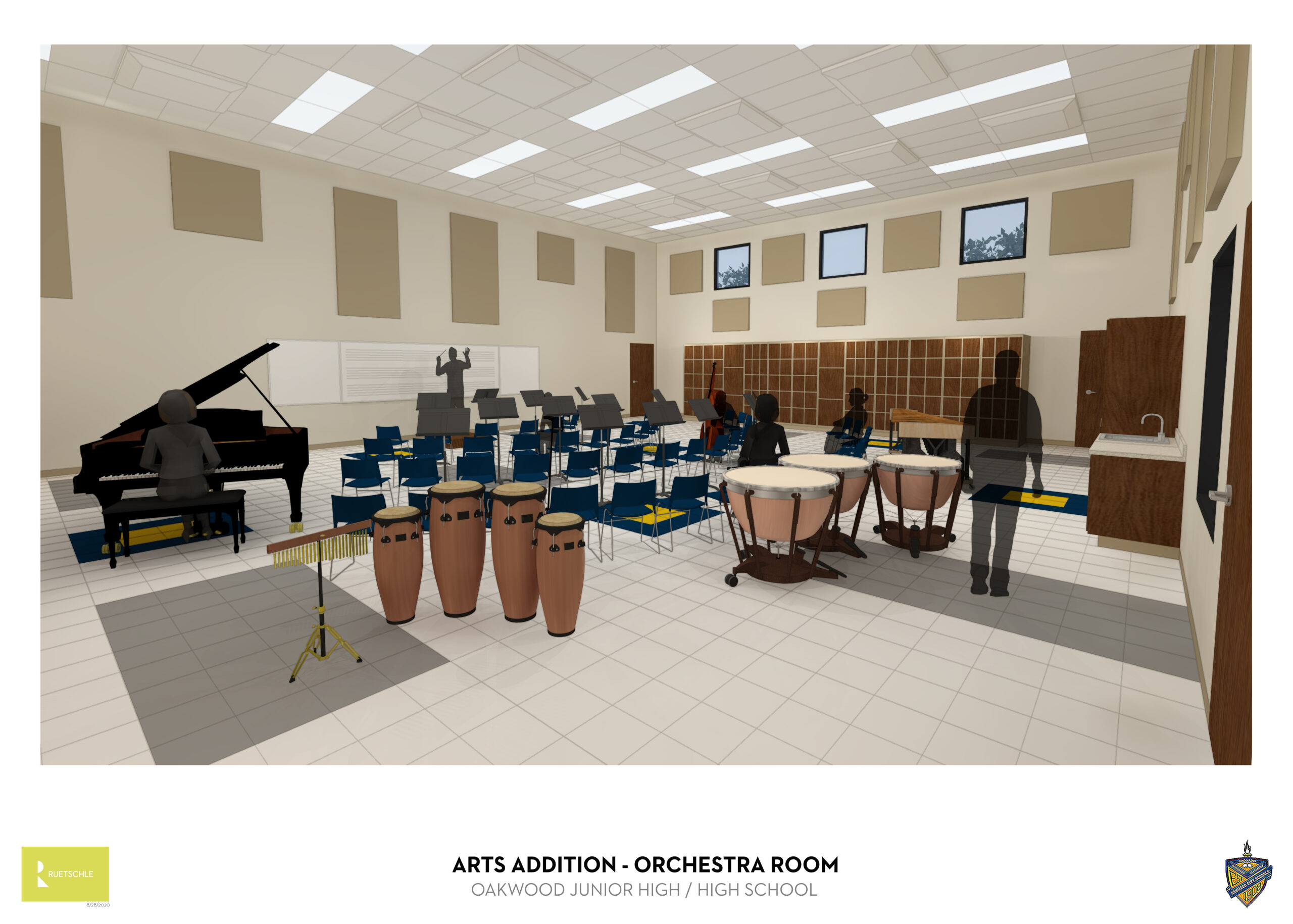Orchestra room rendering