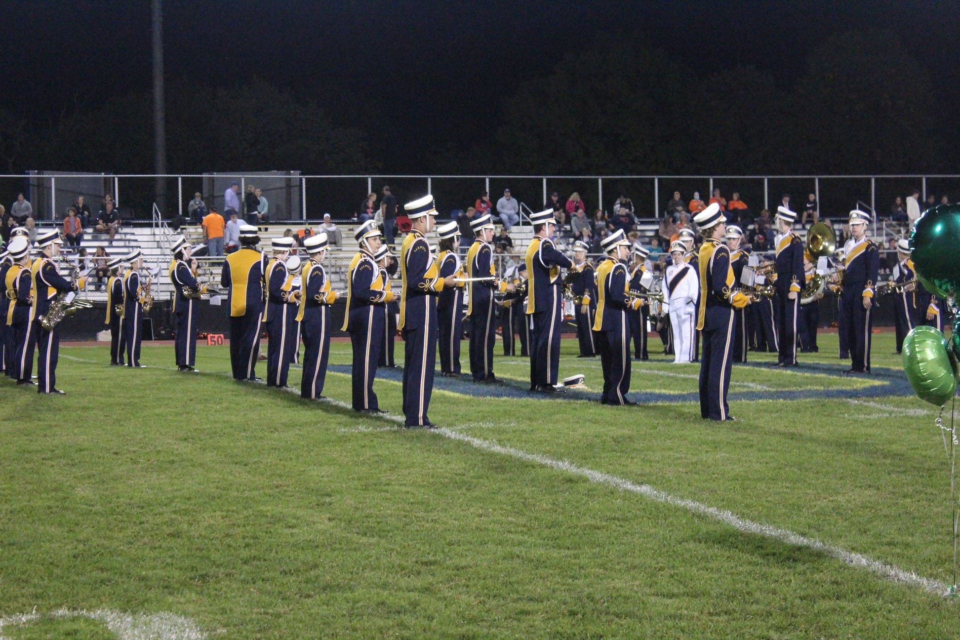 High School band at Homecoming