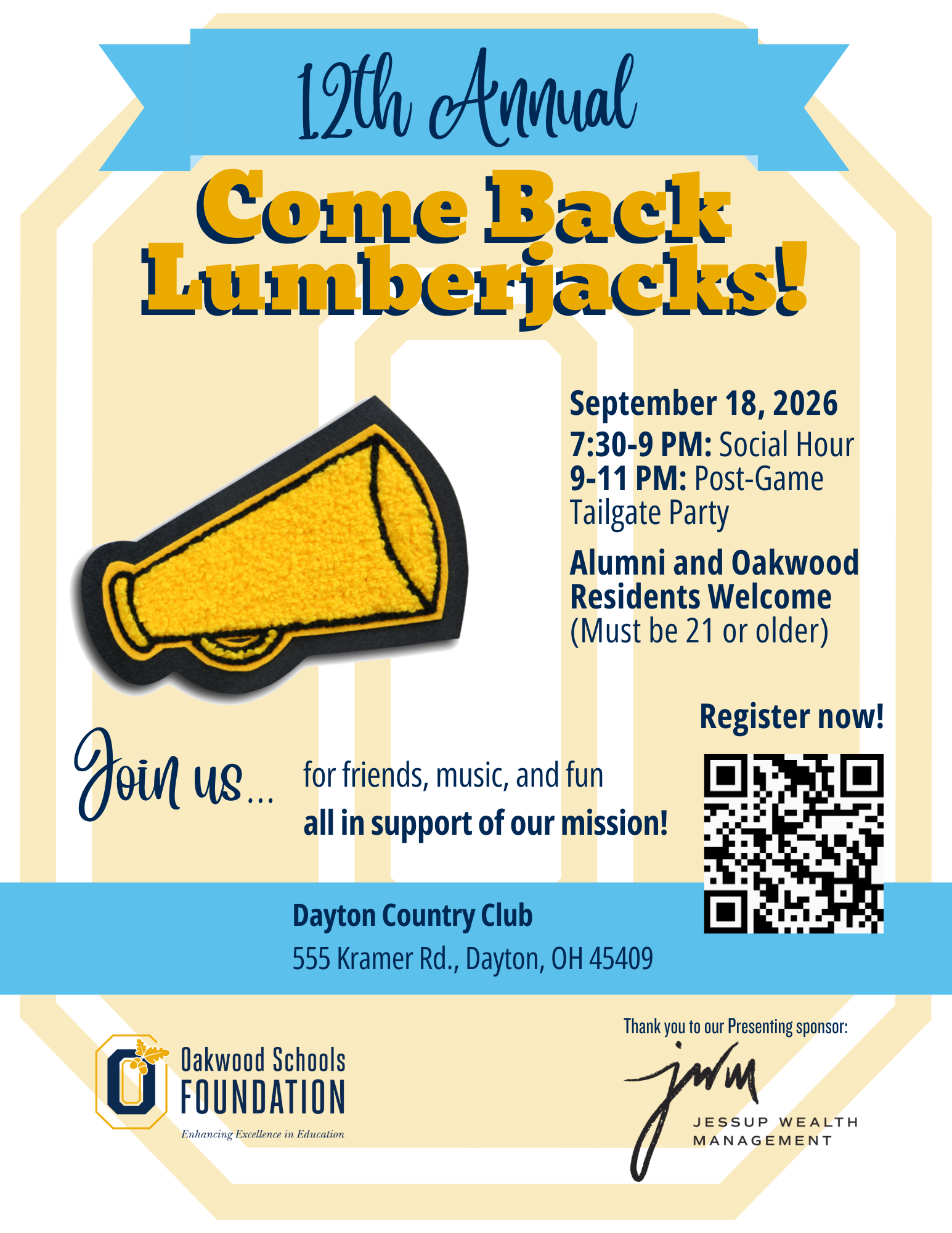 Comeback Lumberjacks 2026 Banner
